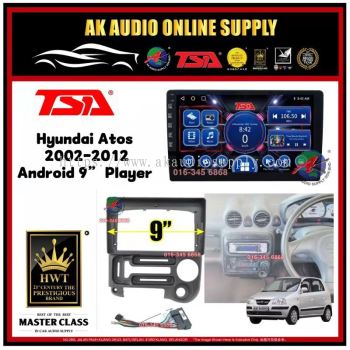 [ MTK 2+32GB ] TSA Hyundai Atos 2002-2012 Android 9''  inch Car player Monitor