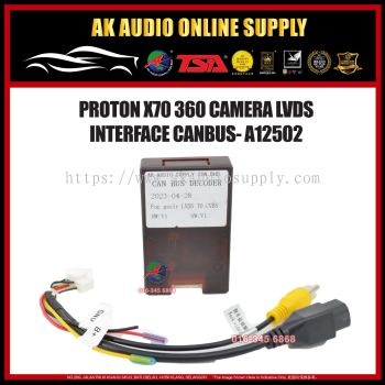 Proton X70 360 Camera LVDS Interface Canbus - A12502