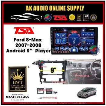 [ MTK 2+32GB ] TSA Ford S-MAX 2007 - 2008 ( Auto Air Cond ) With Canbus Android 9'' inch Car player Monitor