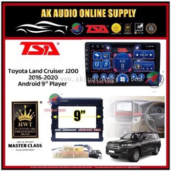 [ MTK 2+32GB ] TSA Toyota Land Cruiser J200 2016 - 2020 Android 9'' inch Car player Monitor