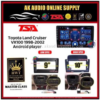 [ MTK 2+32GB ] TSA Toyota Land Rover Sport Cruiser VX100 1998 - 2002  Android 9'' /  10'' inch Car player Monitor
