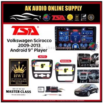 [ MTK 2+32GB ] TSA Volkswagen VW Scirocco 2009 - 2013 With Canbus Android 9'' inch Car Player Monitor