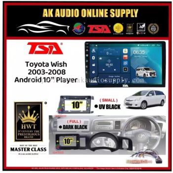 818 2+32GB%TSA Toyota Wish 2003 - 2008 Android 10'' inch DSP/QLED/CARPLAY Car Player Monitor