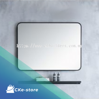 Docasa Bathroom Mirror (Black) - DCS-001BLK