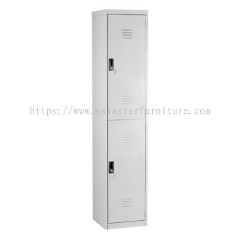 2 COMPARTMENT STEEL LOCKER