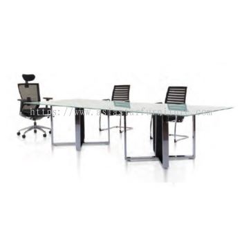 KASSIA-X CONFERENCE MEETING TABLE GLASS TOP