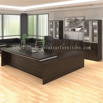 FINO EXECUTIVE DIRECTOR OFFICE TABLE WITH SIDE CABINET