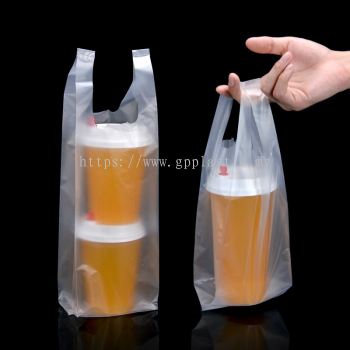 Semi Transparent Plastic Cup Bag 杯子袋