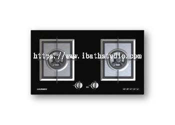 LIVINOX LGH-LOTUS 2B-BL 2 BURNER GAS HOB