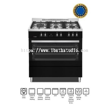Livinox Free Standing Cooker LFC-9609-110SS Auto Ignition with 9 Function Oven 