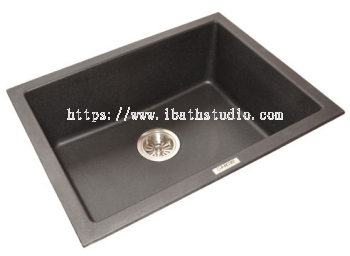 HCE GKS 6146 Single Bowl Granite Kitchen Sink