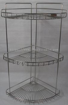 LIVINOX LDR-103 304 Stainless Steel 3 Layers Corner Basket