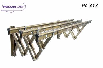 PRECIOUS LADY PL313 Wall mounted Aluminium retractable clothes hanger/drying rack