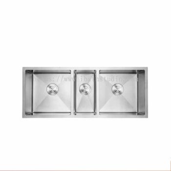 FELICE FLSK A11045 STAINLESS STEEL 304 TRIPLE BOWL SINK 