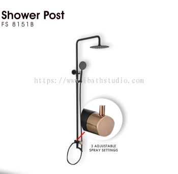 FELICE FS 8151B 3-WAY EXPOSED SHOWER SET