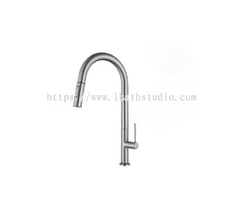 FELICE FLE-SU 1503 PILLAR MOUNTED PULL OUT KITCHEN COLD TAP