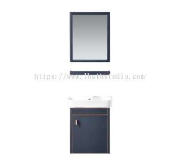 ROCCONI RG 4336A320 SET S/STEEL BASIN CABINET WITH CERAMIC BASIN