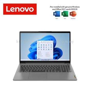 Lenovo IdeaPad 3 15IAU7 82RK004FMJ 15.6'' FHD Laptop Arctic Grey ( I3-1215U, 8GB, 256GB SSD, Intel, W11, HS )