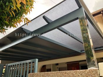 ACP with Polycarbonate Awning