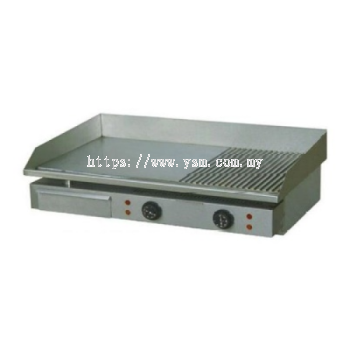 Half Flat Half Grooved Griddle (Table Top) – Electric / Gas