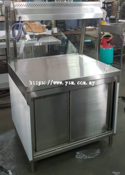 Stainless Steel Fried Chicken Warmer Cabinet