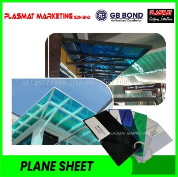 Polycarbonate Solid Plane Awning Roofing Sheet