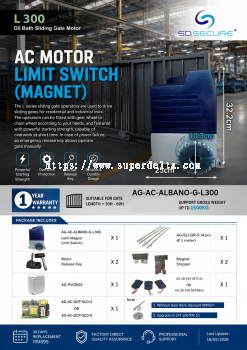 AUTOGATE ALBANO L300 AC SLIDING MOTOR SYSTEM FULL SET (OIL BATH)