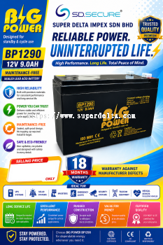 BIGPOWER 1290 (12V 9.0AH)