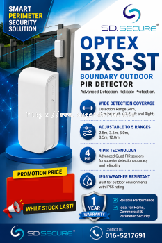 OPTEX-BXS-ST BOUNDRY OUTDOOR PIR DETECTOR