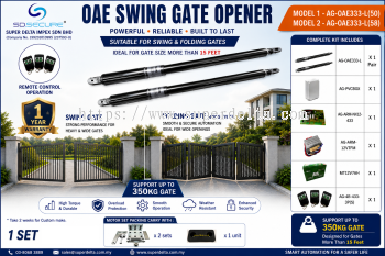 OAE SWING GATE OPENER  - (AG-OAE333-L (50))/(AG-OAE333-L(58))