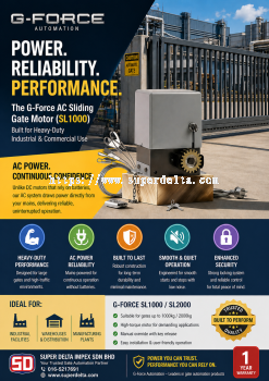 G-FORCE AC SLIDING GATE MOTOR (SL1000)