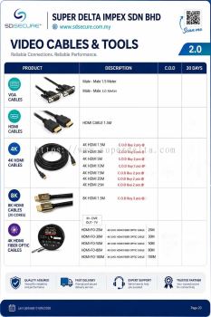 VIDEO CABLE & TOOLS 
