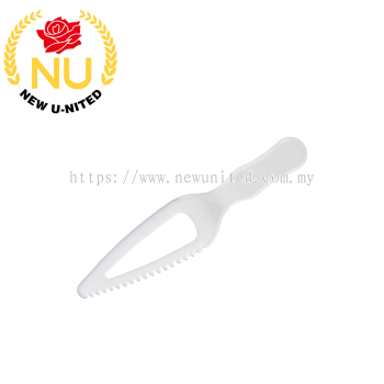 CAKE KNIFE PLASTIC (CK05) WHITE