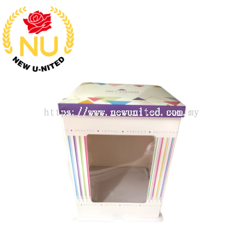 RAINBOW CAKE BOX