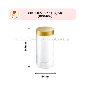 Cookies Plastic Jar (BP0406)