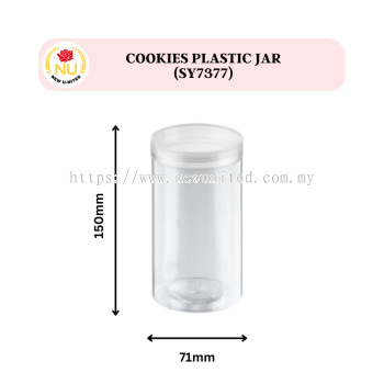 Cookies Plastic Jar 71x150mm(SY7377)