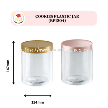 Cookies Plastic Jar (BP1204)