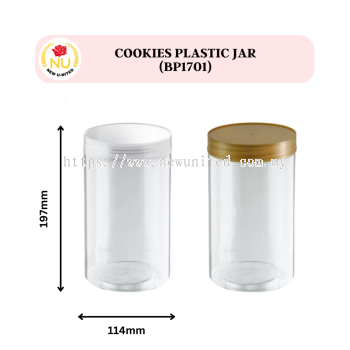 Cookies Plastic Jar (BP1701)