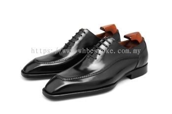 Balmoral Side around Oxford Leather Shoes 