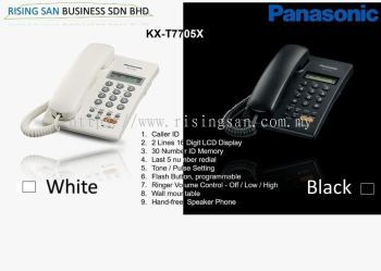 PANASONIC KX-T7705X SINGLE LINE TELEPHONE 