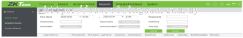 ZKTeco Time Attendance Record