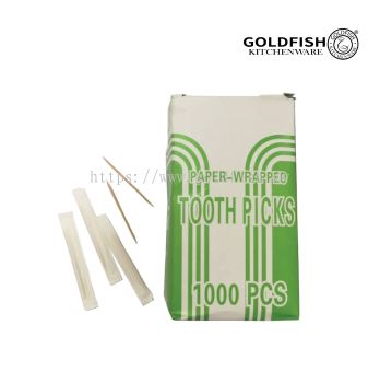 Paper Wrap Wooden Toothpicks