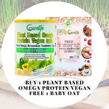 Plant Based Omega Protein Vegan PROMO SET 绿谷小米营养谷粮优惠配套 (Carelife)