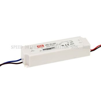 LED DRIVER LPC-35-700 MEANWELL 9-48VDC 700mA Mean Well IP67 9-30V OUTDOOR TYPE