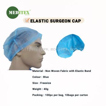 Elastic Surgeon Cap- Medical disposable