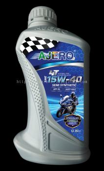 AJERO 4T SAE 15W40 API SL JASO MA2 0.8L