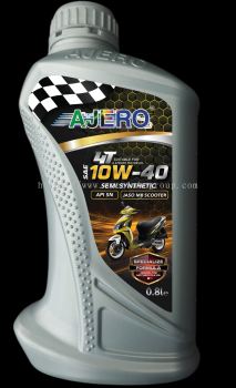 AJERO 4T SAE 10W40 API SN JASO MB SCOOTER 0.8L
