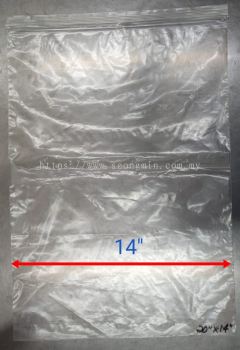 14''x20'' LDPE Zip Lock Bag (100pcs/pkt)