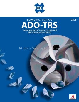 ADO-TRS Triple Revolution 3 Flute Carbide Drill 3D & 5D