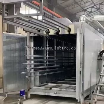 Conveyor powder coating oven